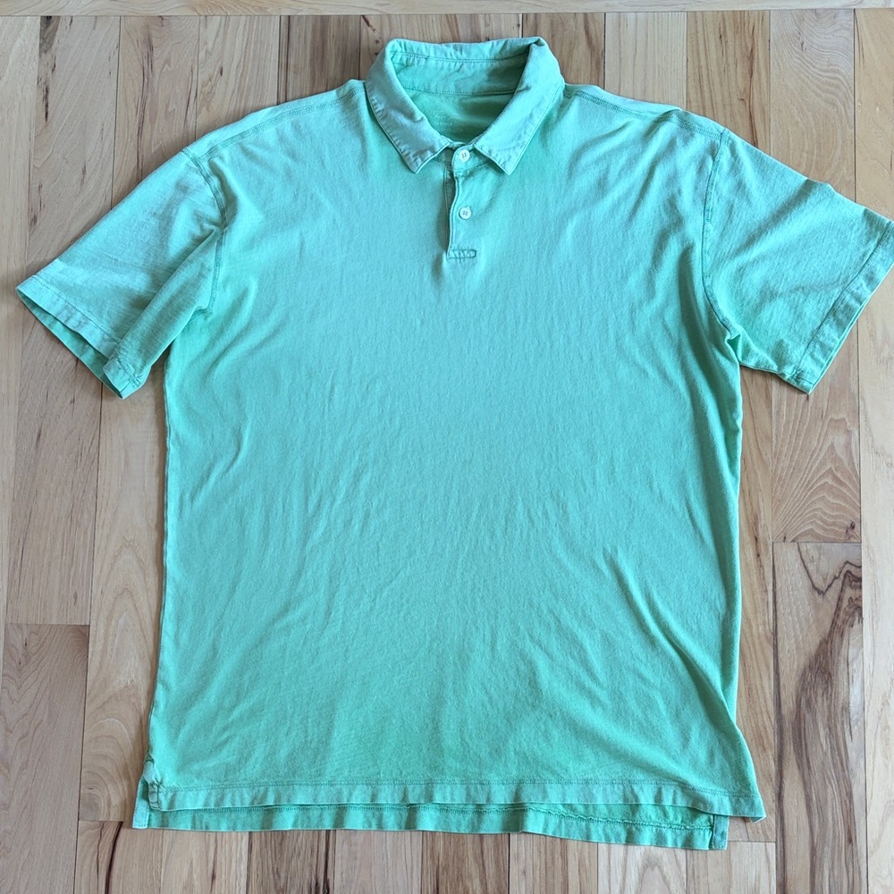 Classic Light Green Polo Shirt — Short Sleeve Casual